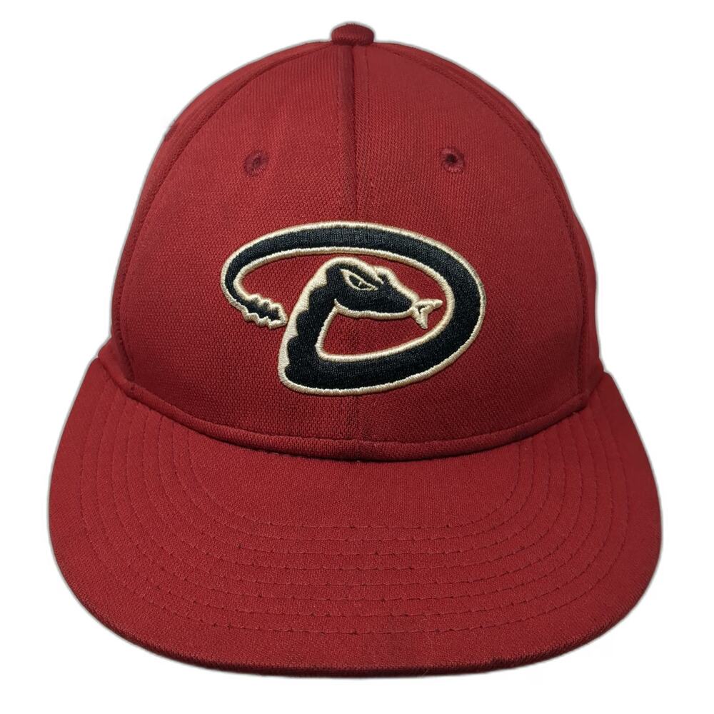 Arizona Diamondbacks MLB OC Sports Baseball Cap Red M Fitted Embroidered Logo